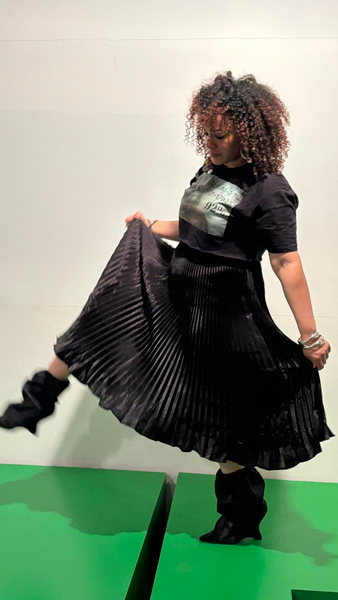 ✨新品未使用✨スティナskirt✨type C✨ 🖤🤎🤍 stina leotard: 23AW collection✨#august 1. type Y