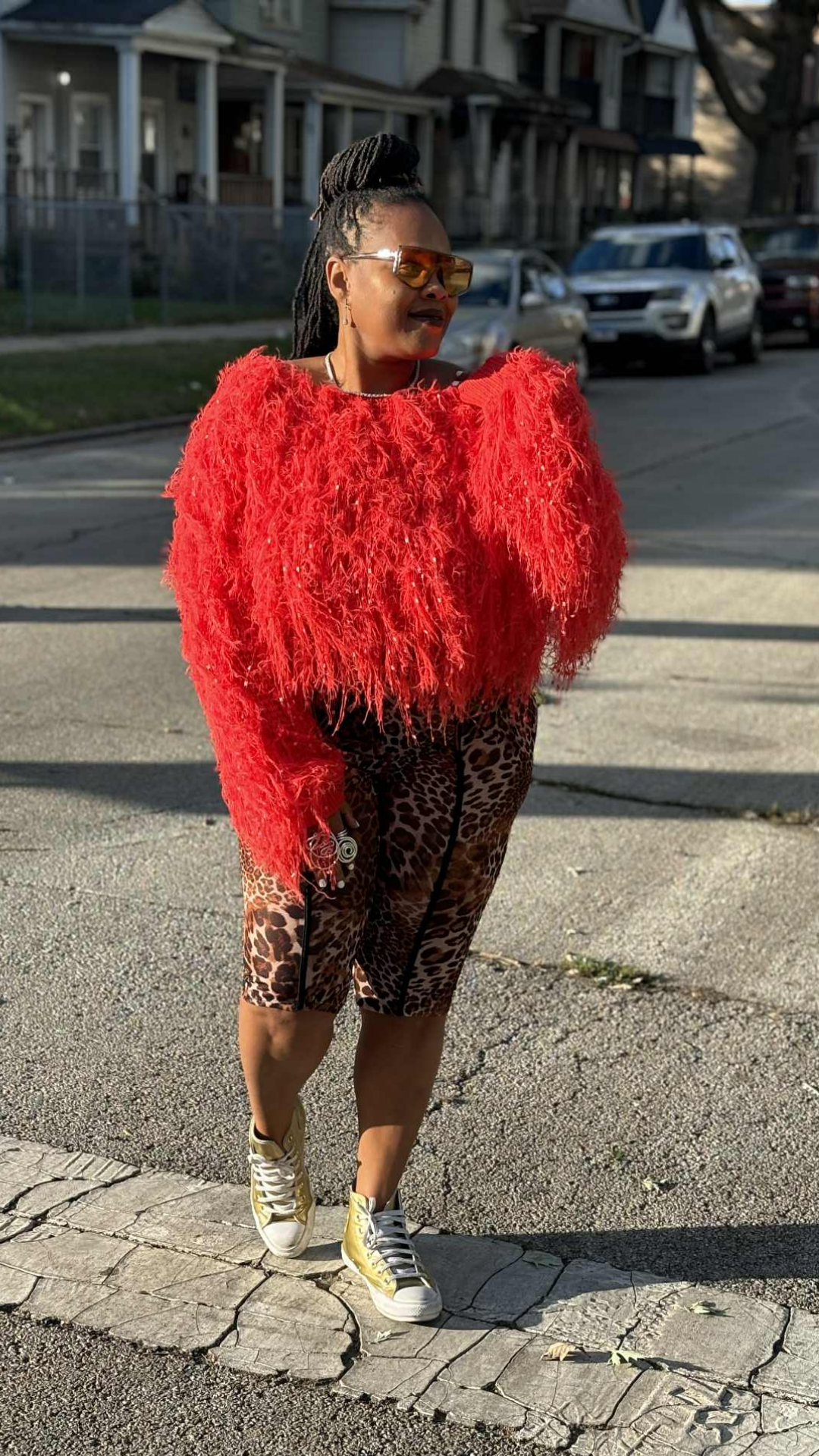 Fringe Drama – Cropped Sweater