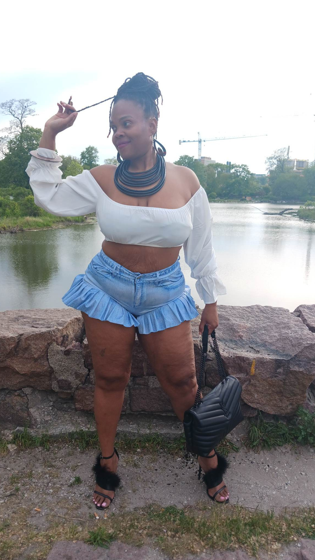 Material Girl Ruffle Short