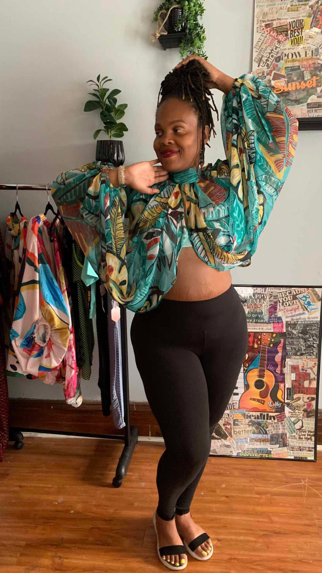 Green Hot Girl