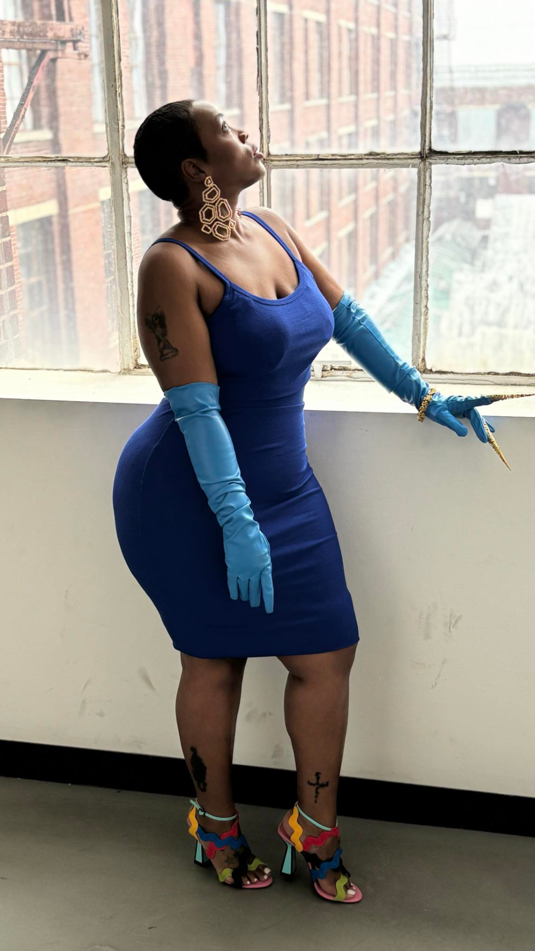 Finer Blu Bodycon Set
