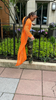 Orange  Vitality Cardigan