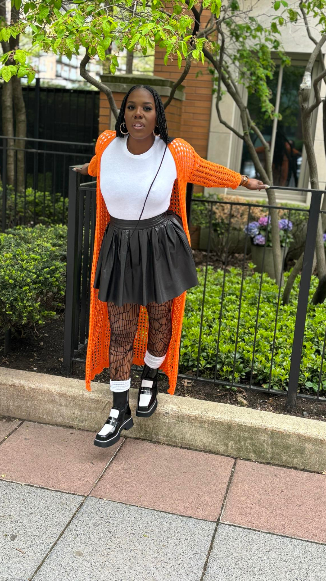 Orange  Vitality Cardigan