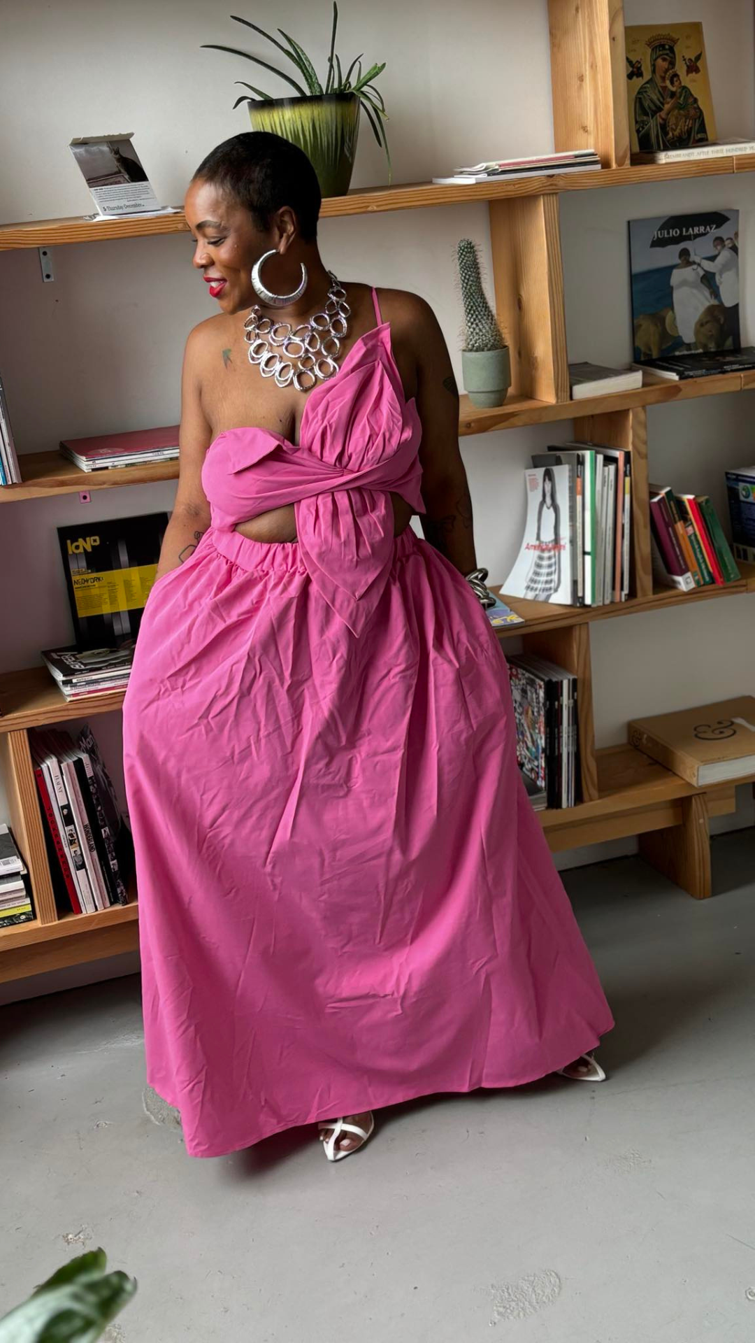 Rosé All Day Midi Dress