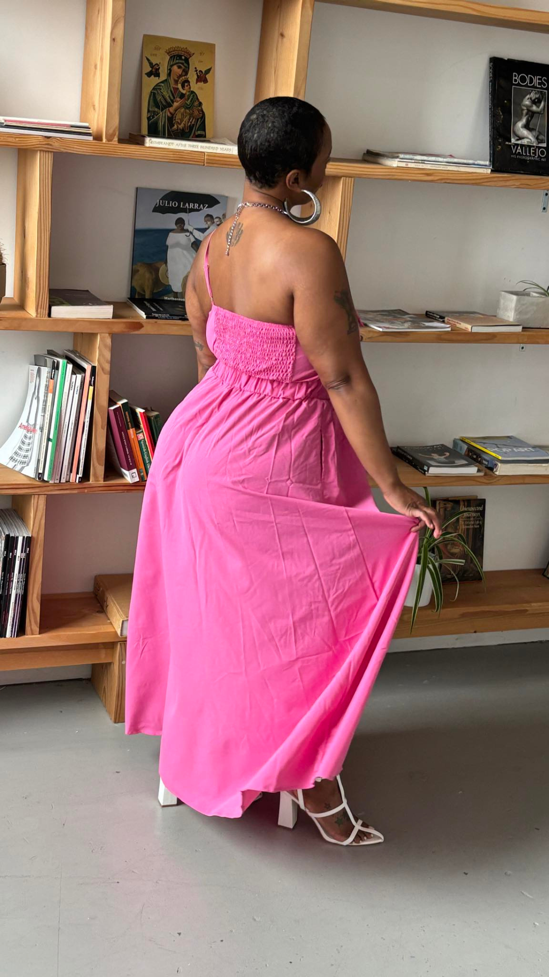 Rosé All Day Midi Dress