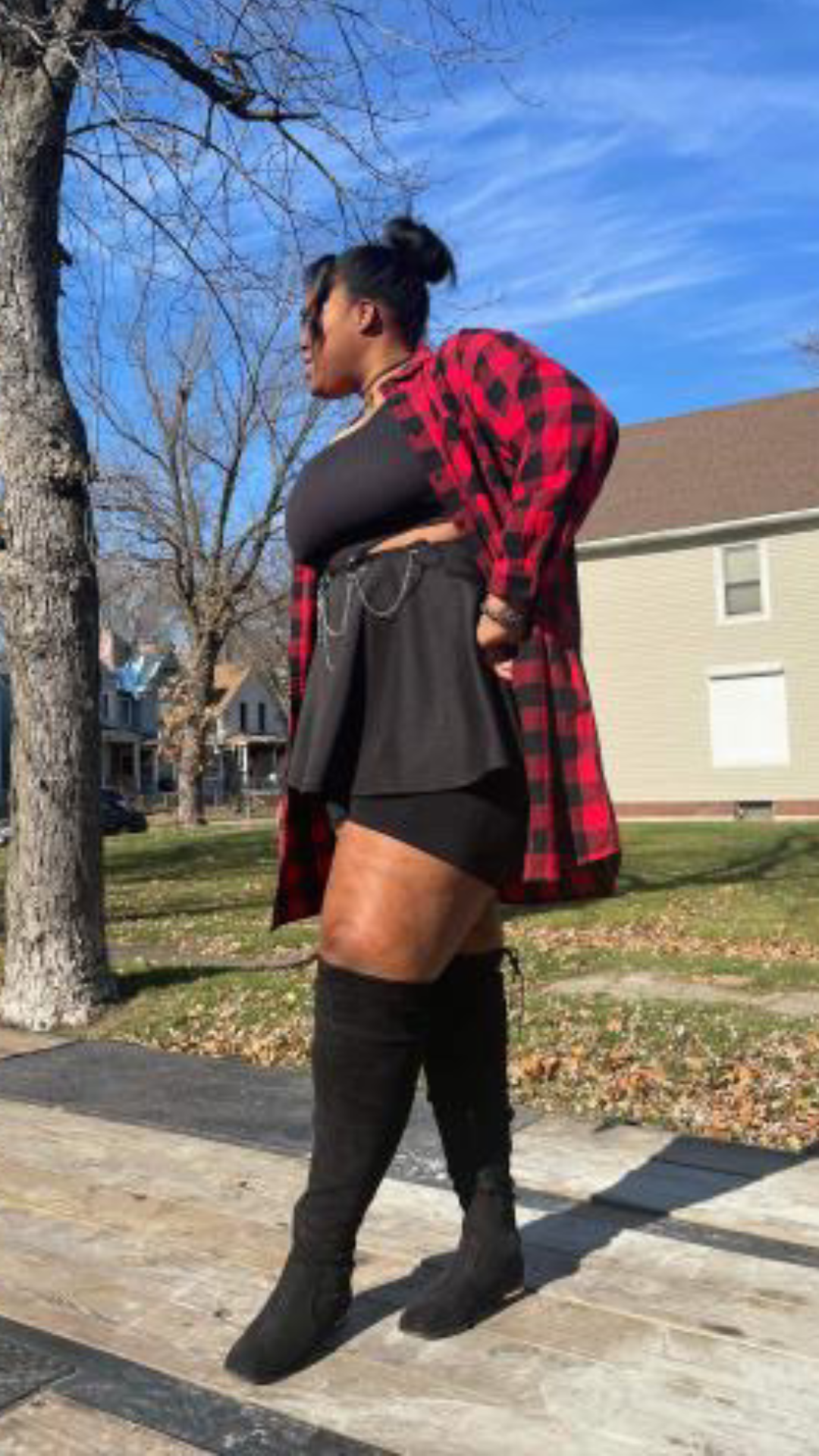 Plaid Duster